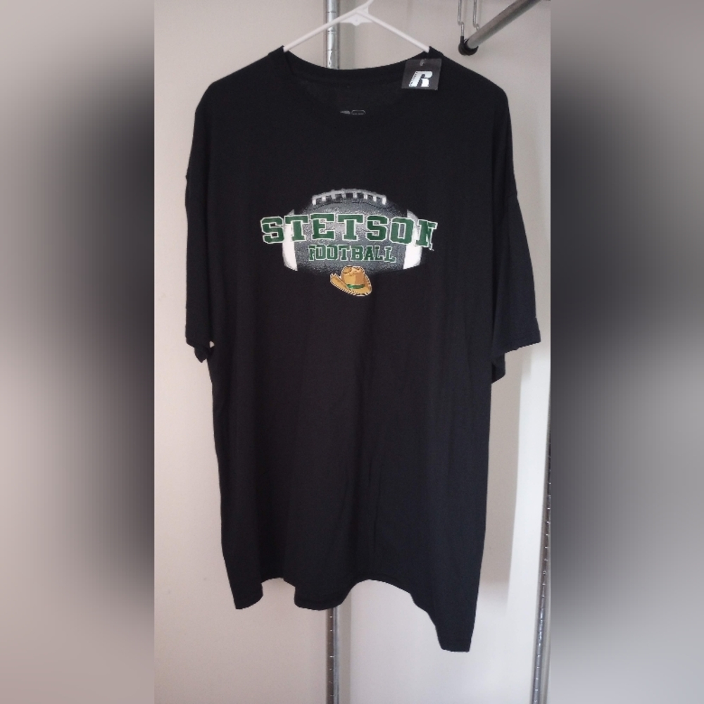Russell Stetson Football Black T-shirt 2XL
